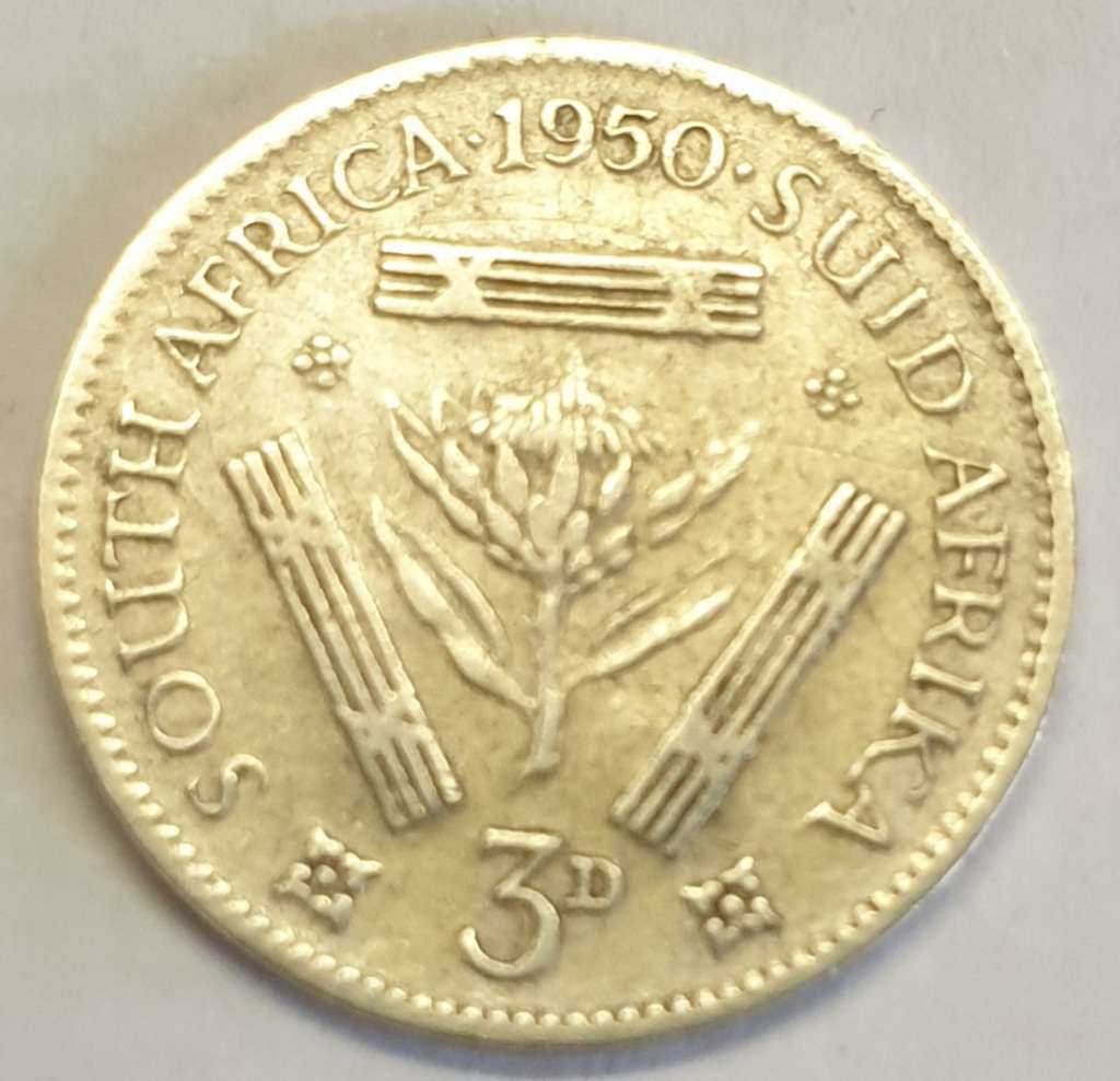 1950 Silver Threepence as per images!!!