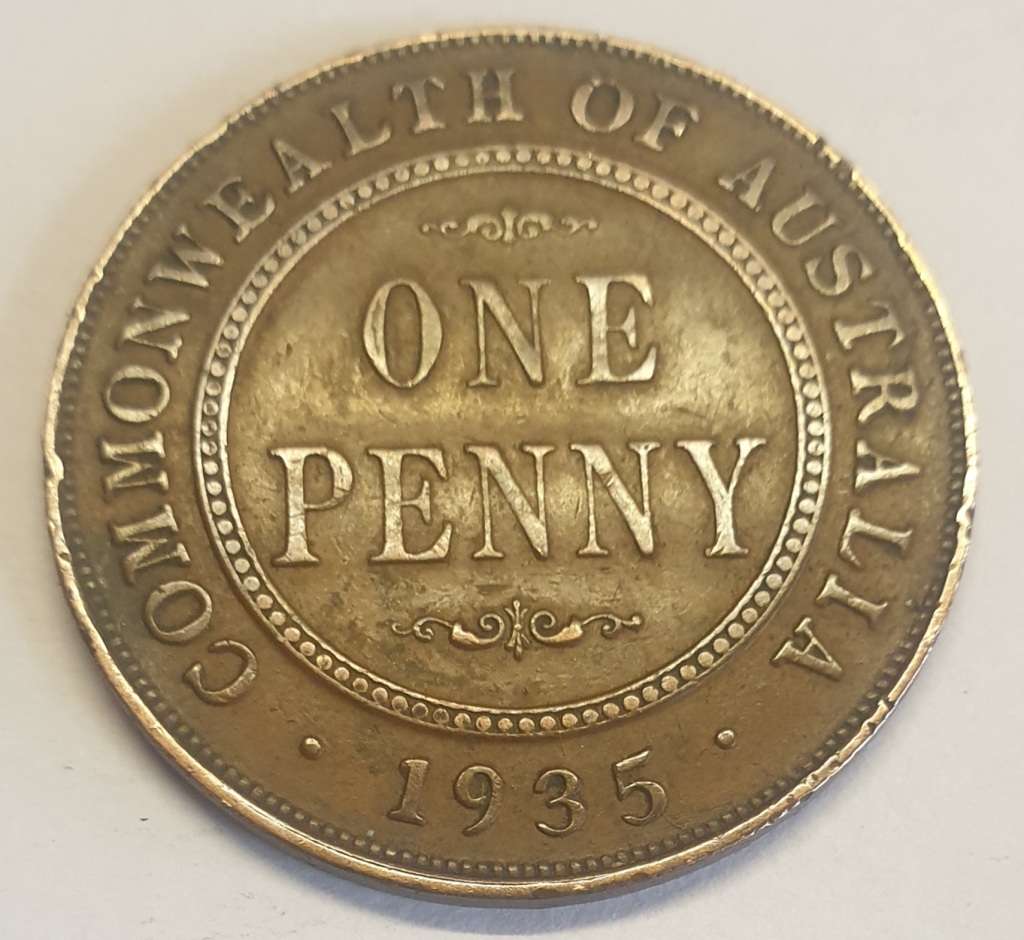 1935 Australia One Penny as per images !!!