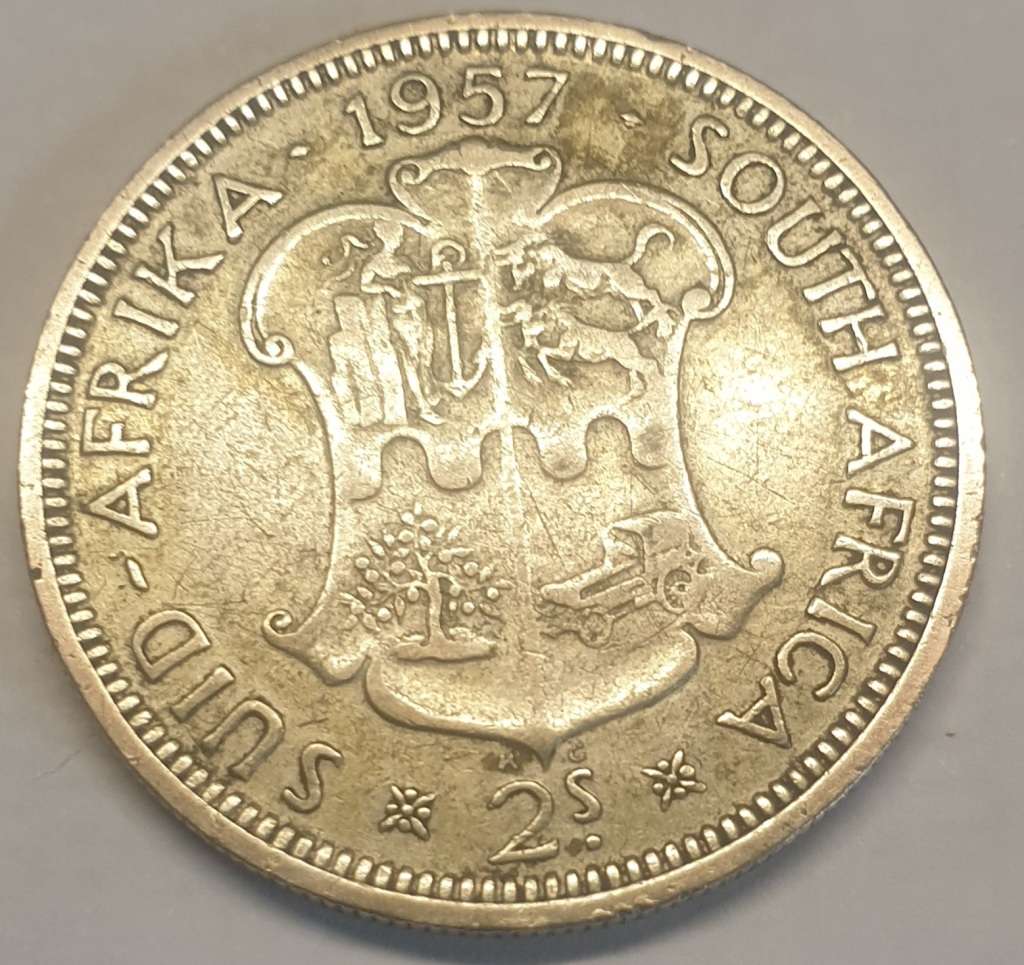 1957 Two Shillings as per images !