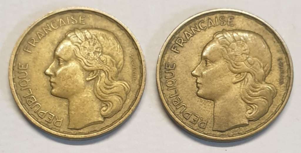 France 1952 and 1953 Twenty Francs as per images !!!Bid is for the Pair !!