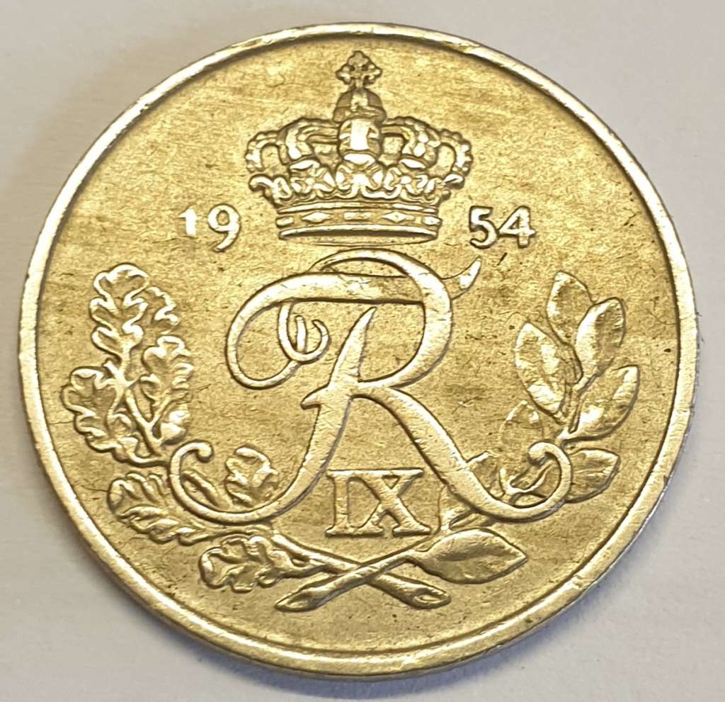 1954 Denmark 25 Ore as per images !!!