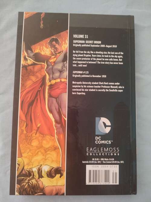 DC EAGLEMOSS HARD COVER COMIC VOLUME #31 SUPERMAN SECRET ORIGIN (NM)