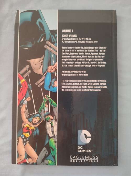 DC EAGLEMOSS HARD COVER COMIC VOLUME #4 JLA - TOWER OF BABEL (NM)