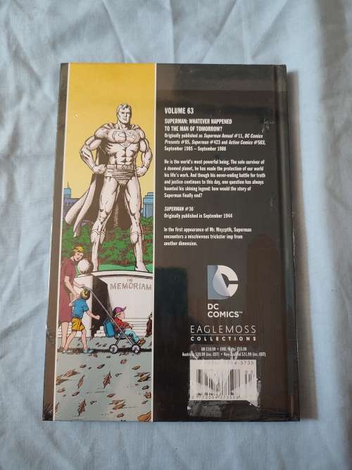 DC EAGLEMOSS HARD COVER COMIC - VOLUME #63 SUPERMAN - WHATEVER HAPPENED TO THE MAN OF TOMORROW? (NM)