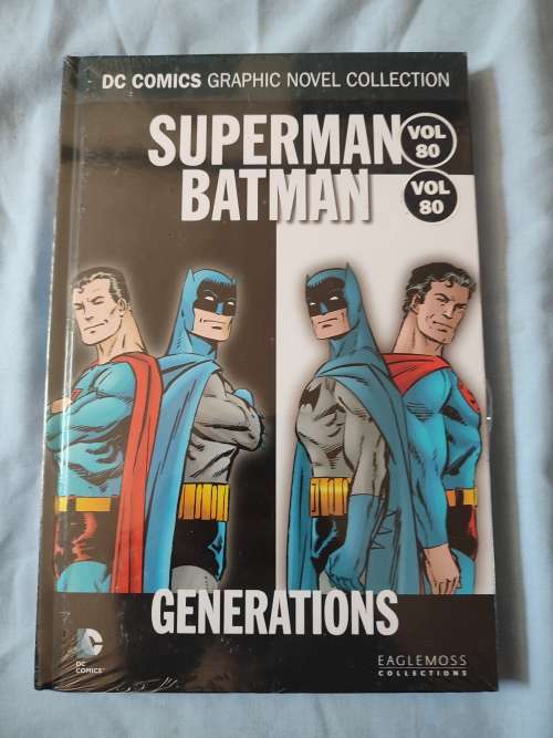 DC EAGLEMOSS HARD COVER COMIC - VOLUME #80 SUPERMAN BATMAN - GENERATIONS (NM)