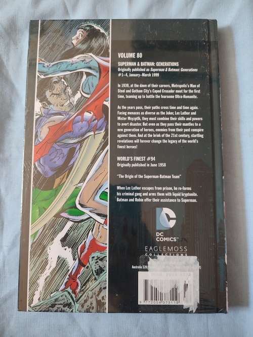 DC EAGLEMOSS HARD COVER COMIC - VOLUME #80 SUPERMAN BATMAN - GENERATIONS (NM)