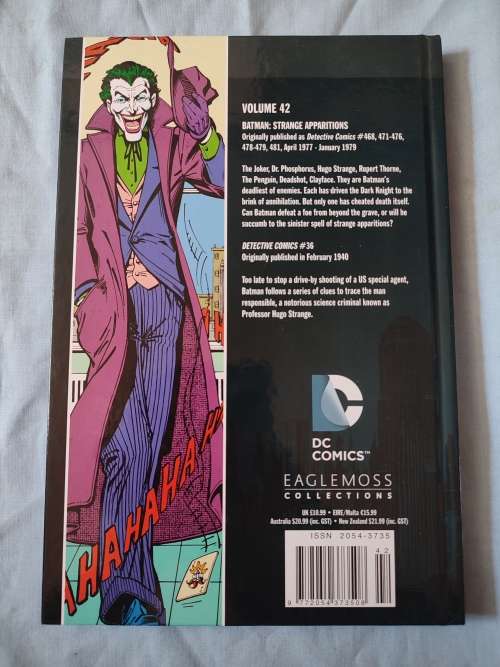 DC EAGLEMOSS HARD COVER COMIC - VOLUME #42 BATMAN - STRANGE APPARITIONS (NM)
