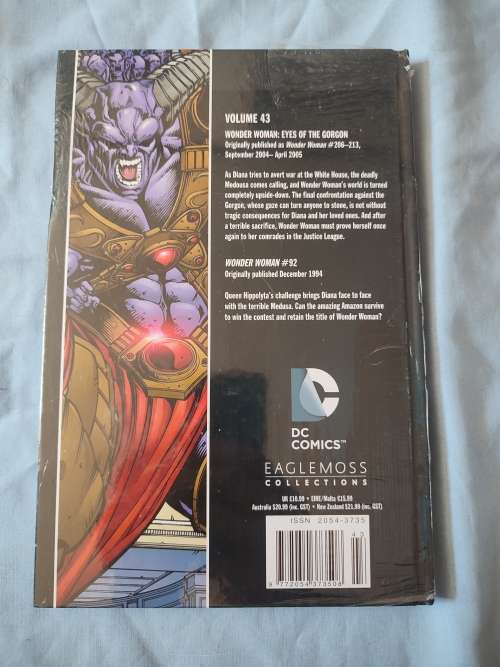 DC EAGLEMOSS HARD COVER COMIC - VOLUME #43 WONDER WOMAN - EYE OF THE GORGON (NM)