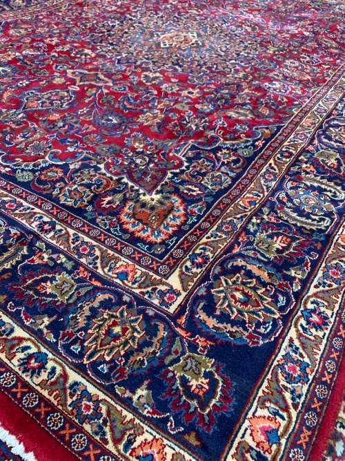 Second Hand Persian Carpet Hand Knotted Size 3.95x2.85 meter No: 262