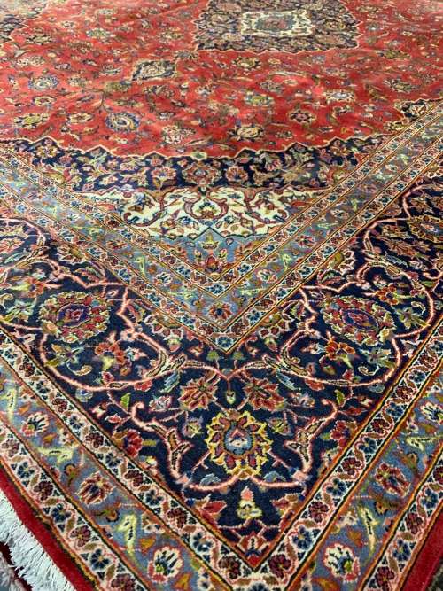 Old and Beautiful Persian Carpet Size: 3.86 X 2.90 meter No: 327