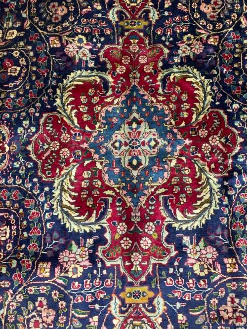 Beautiful Hand Knotted TabrizSize: 3.5 X 2.42 MeterNo: A13