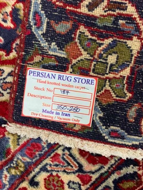 Old Persian Carpet (3.6x2.6) meter No: 187