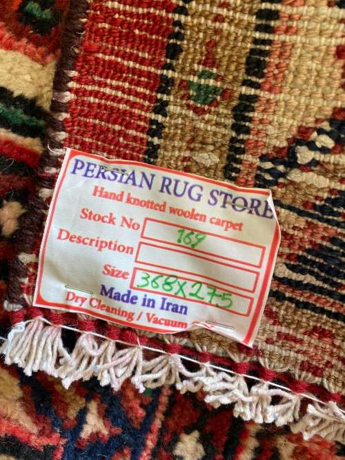 Old Persian Carpet (size 3.68x2.75 meter)No:196
