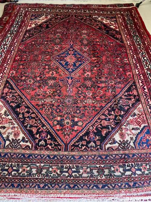 Old Persian Carpet (size 3.68x2.75 meter)No:196