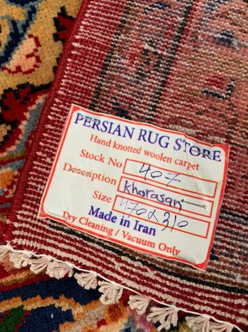 Old Persian Carpet ( 4.70x3.10) MeterNo:407