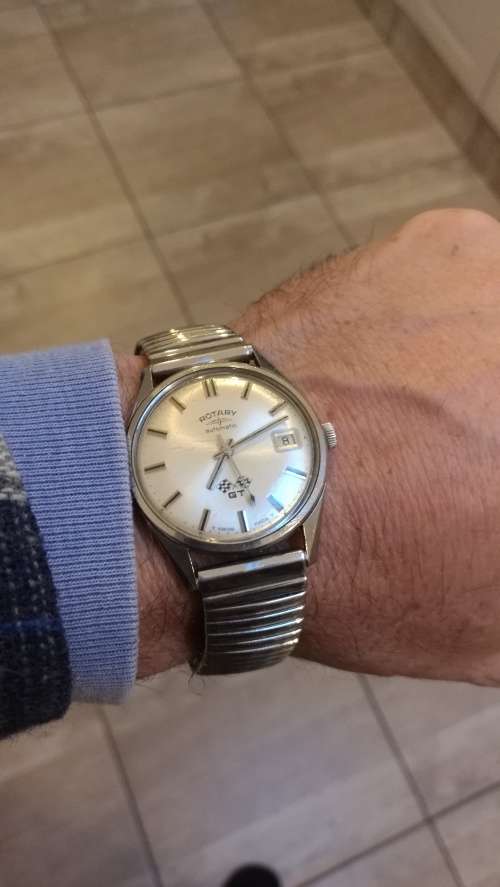 ###  R1 No reserve - 1960's Rotary Automatic GT Swiss watch pre owned not keeping time though  ###