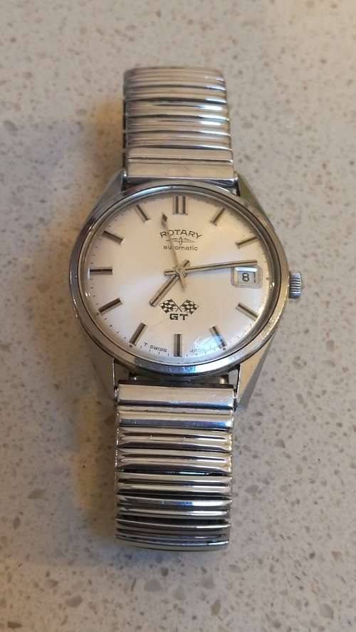 ###  R1 No reserve - 1960's Rotary Automatic GT Swiss watch pre owned not keeping time though  ###