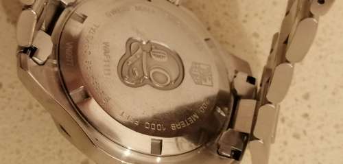 ### Reduced again - Tag Heuer Gents size Aquaracer watch preloved Model WAF1111 with extra links ###