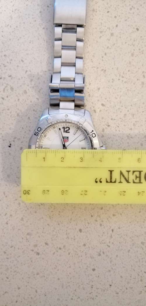 ### Reduced again - Tag Heuer Gents size Aquaracer watch preloved Model WAF1111 with extra links ###