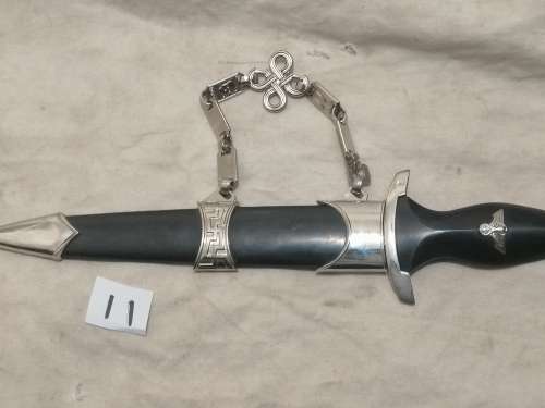 ###  FREE SHIPPING !! - German SS Officers Parade Dagger Modern Copy  ###