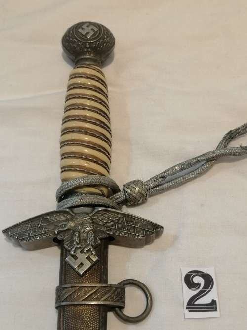 ### German Luftwaffe 2nd type Dagger with Portepee B ###