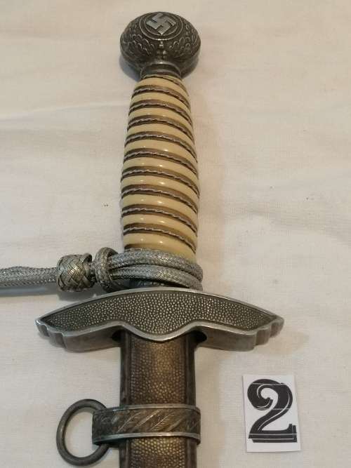 ### German Luftwaffe 2nd type Dagger with Portepee B ###