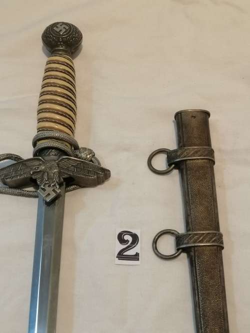 ### German Luftwaffe 2nd type Dagger with Portepee B ###