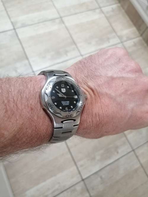 ### Automatic Tag Heuer Kirium Model WL5111 Black Dial Swiss made medium fit ###