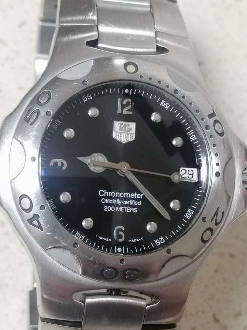 ### Automatic Tag Heuer Kirium Model WL5111 Black Dial Swiss made medium fit ###