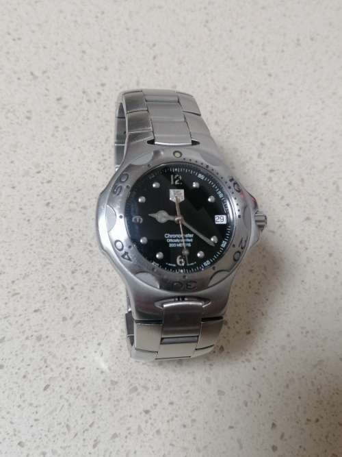 ### Automatic Tag Heuer Kirium Model WL5111 Black Dial Swiss made medium fit ###