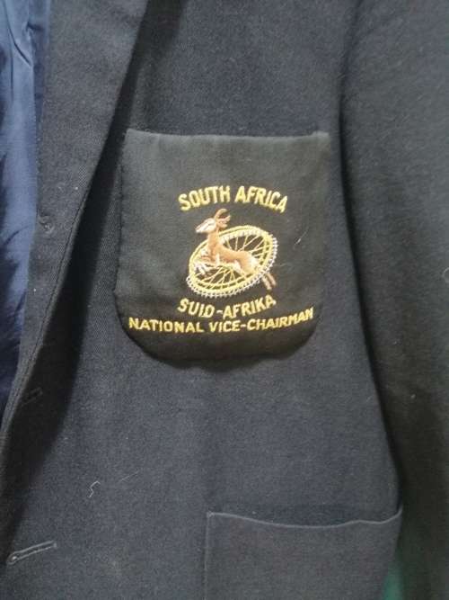 ### - R1 no reserve!! - 3 x sporting Blazers  and badges Springbok history memorabilia  ###