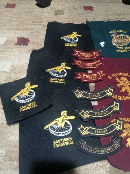 ### - R1 no reserve!! - 3 x sporting Blazers  and badges Springbok history memorabilia  ###