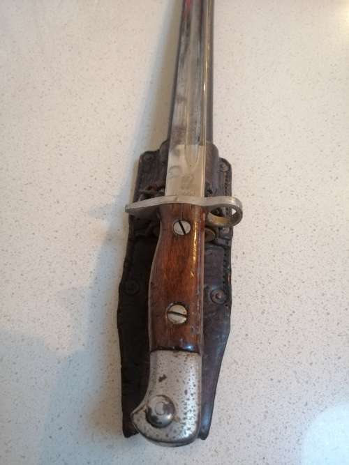 # R1 No Reserve 1907 Pattern Lee Enfield Bayonet EDF 1910 inc Frog #