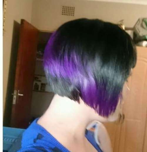 Dark purple Skullour Hair colour
