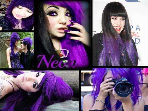 !!Neon PURPLE SKULLOUR hair dye 100ml!!~!!