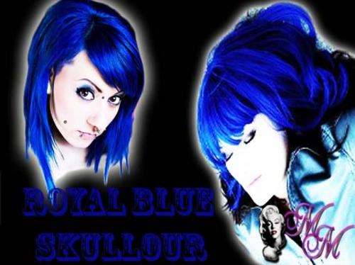 !!Royal BLUE Skullour hair dye 100ml!!~!!