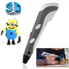 Ultra Compact Handheld 3D Printer Pen with Free Filaments ABS Material Great for Children Present