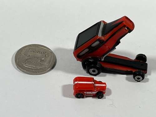 Micro Red and Black Car
