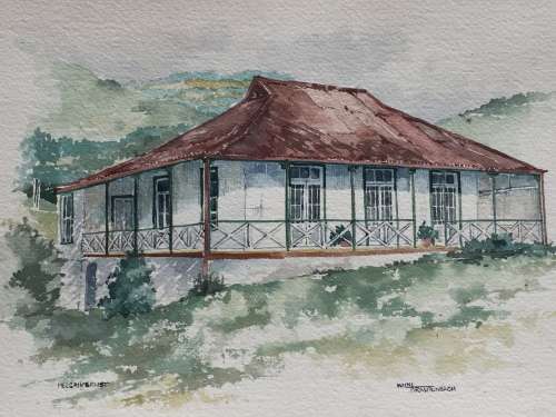 Beautiful Pelgrimsrust  SET (TWO Paintings)