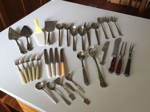 Silver and Other Metal ware - MIX of Cutlery