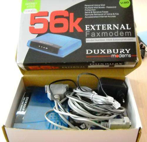 duxberry external fax modem 56kp