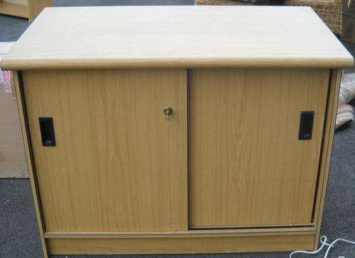 wooden cressida, 2 sliding doors, shelf lockable