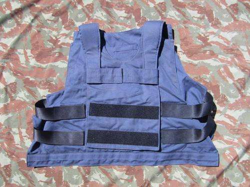 Unknown blue SPECIFICO cut body armour carrier - no armour