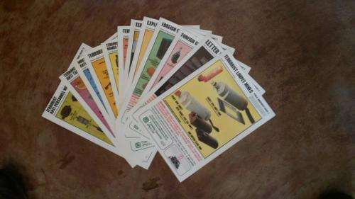 SADF era pre-1994 terrorist weapons recognition posters - A4 size (12 pages)