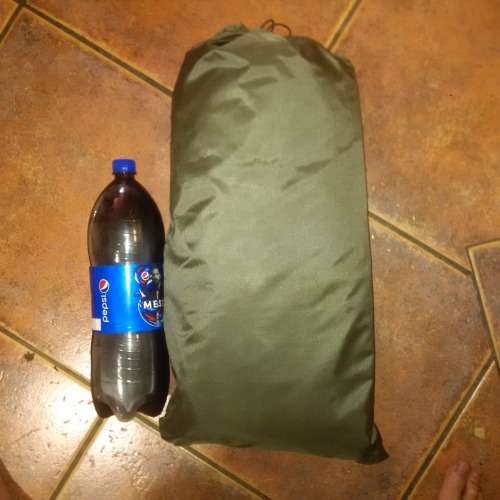 Mil surplus 2 man Commando tent - olive green nylon (new/ mint unused)