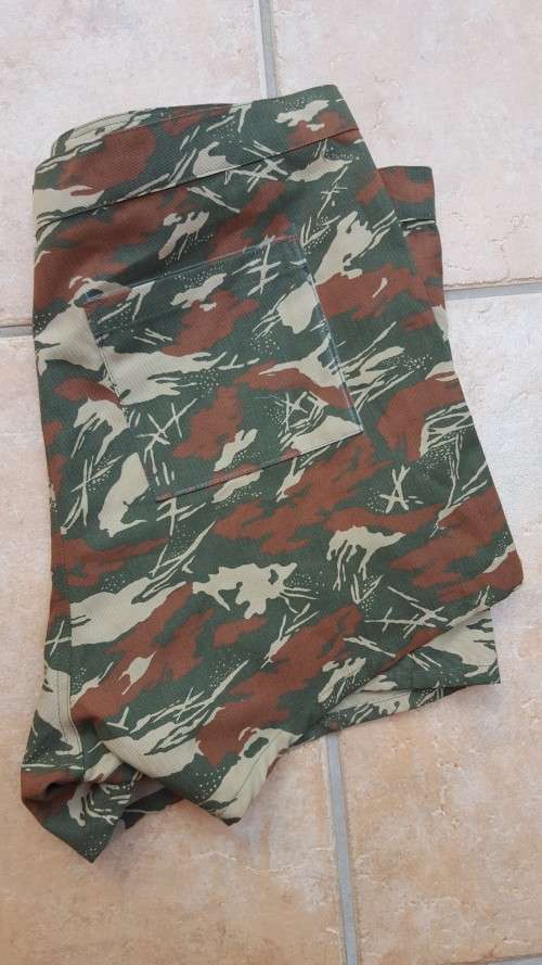 CUSTOM BUILD copy of US Navy SEALs UDT swim trunks - SWAPOL COIN (Koevoet) camo -  size 38