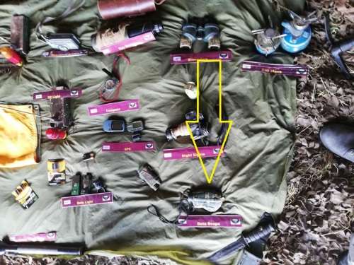 SADF Para Pathfinder Platoon used KVH data scope range finder - not tested (for display)