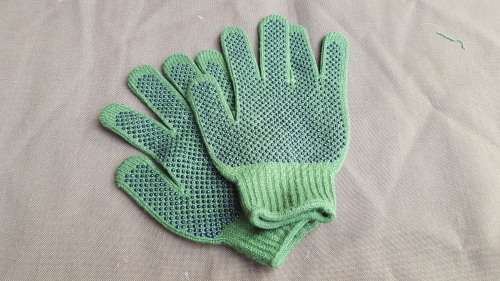 new issue SA Army "work" gloves - new mint and un-used (removed from plastic for these photos)