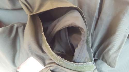 used (issued) Executive Outcomes olive green XL Split-front body armour - Angola campaign era