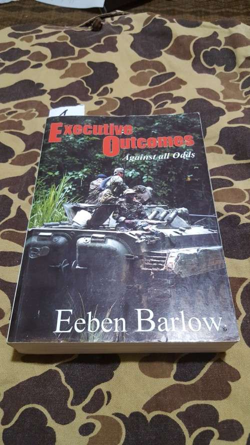 signed 1st ed Executive Outcomes - Eeben Barlow (original publication in soft cover 2007)